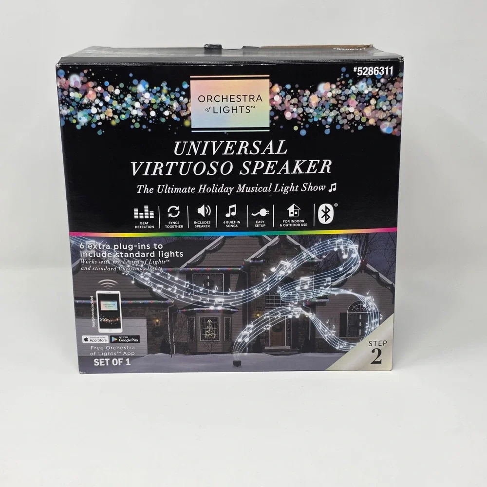 Gemmy‎ Orchestra of Lights Universal Virtuoso Speaker In/Outdoor App (MVP017337)